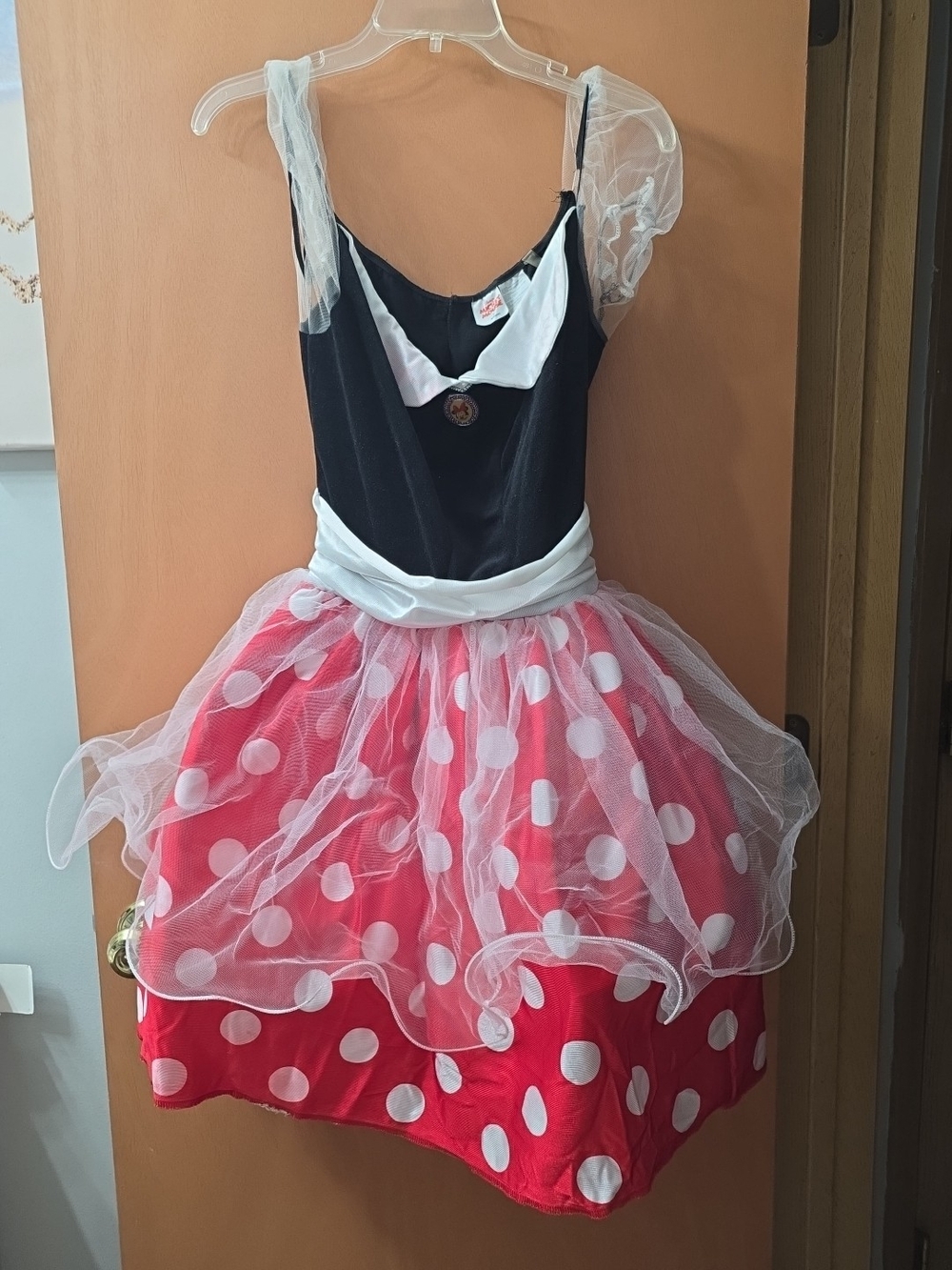 Disney Red and Black Polka Dot Girls' Maxi Dress